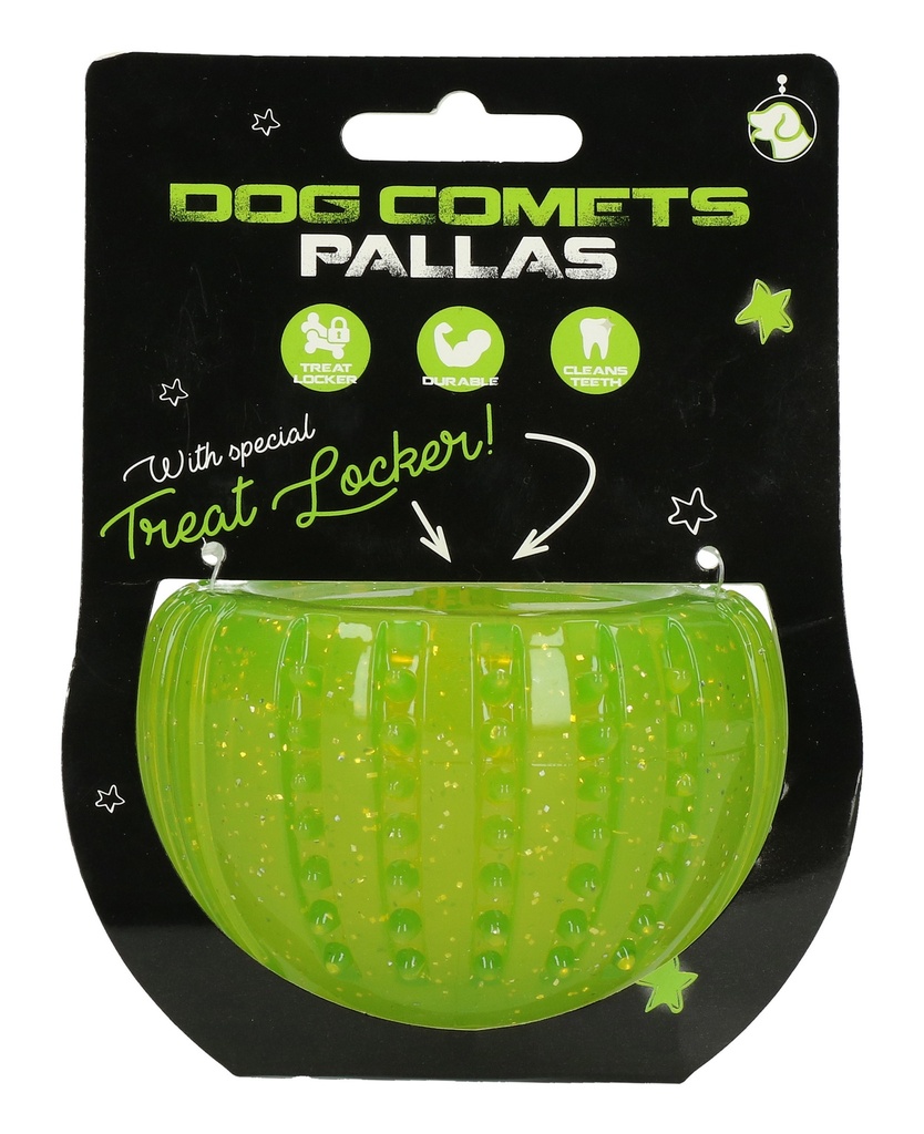 [COME033] Dog Comets Ceres treat locker Groen