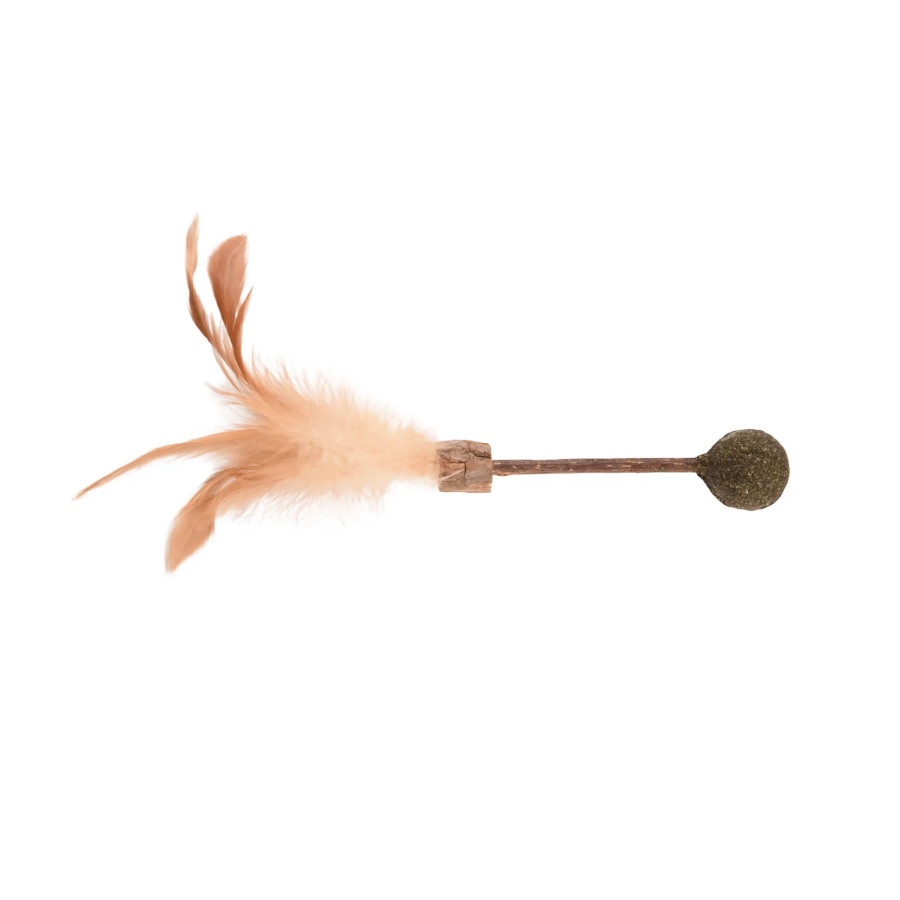 [FLAM561127] Topsy bal & stok met matatabi hout en catnip