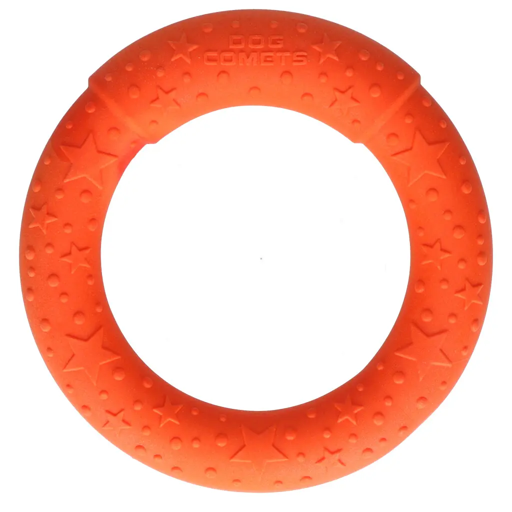 [HFCOME097Q] Dog Comets UFO Flyer Orange - 19cm
